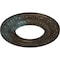 Ekena Millwork Andrea Ceiling Medallion (Canopies up to 4 1/8"), 8 1/8"OD x 4 1/8"ID x 1/2"P, Bronze Blue Patina CM08ADBBS - alternate 3